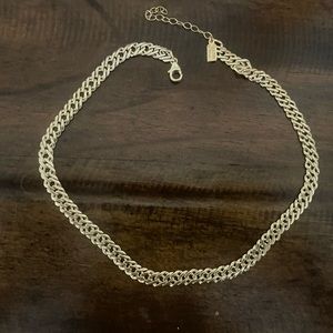 Electric picks 14k gold plated necklace